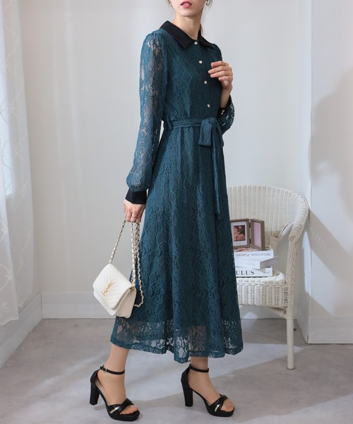 pumpkin port（パンプキンポート） ワンピース リボンベルト付 総