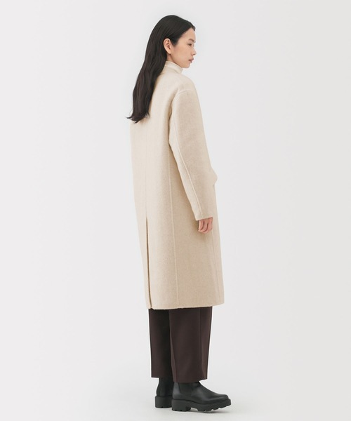 MUJI Labo コート アウター 「MUJI Labo」婦人 カシミヤ混ダブル