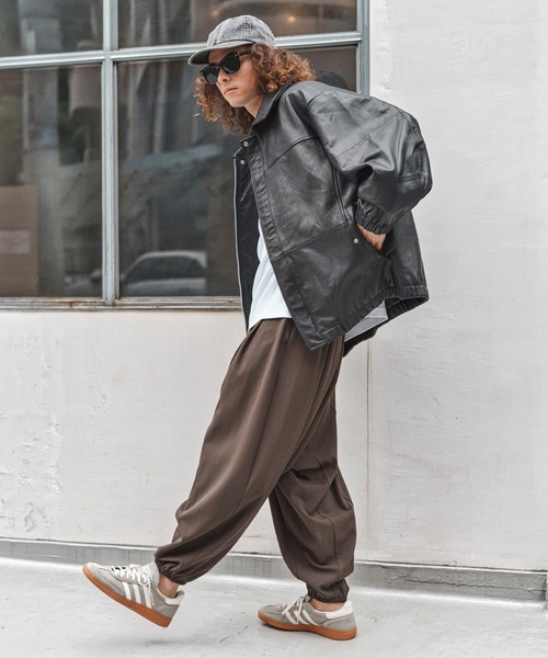 CAMBIO（カンビオ） パンツ mp13946-Slacks Fabric Sarrouel Pants