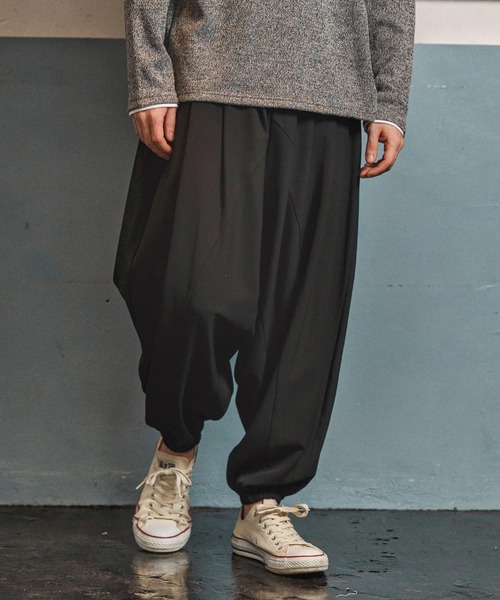 CAMBIO（カンビオ） パンツ mp13946-Slacks Fabric Sarrouel Pants