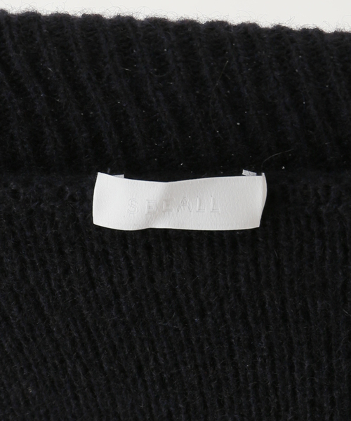 SEEALL ニット SEEALL EXTRA OVER HIGH NECK SWEATER SAU41 KJ681