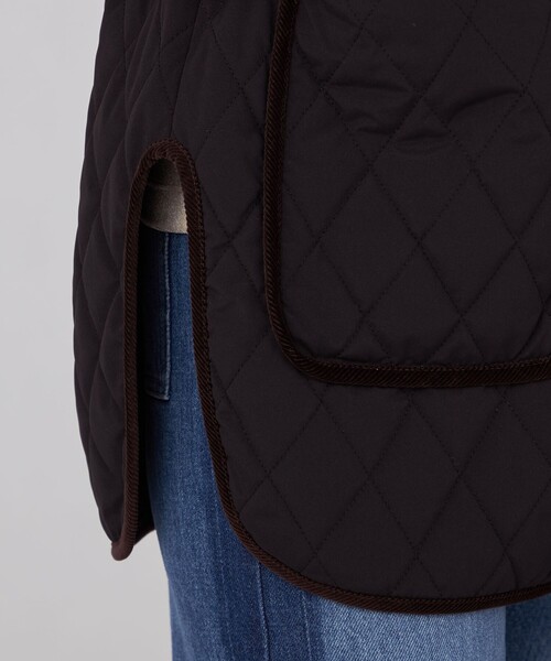 MACPHEE（マカフィー） ベスト ジレ キルティング クルーネックジレ