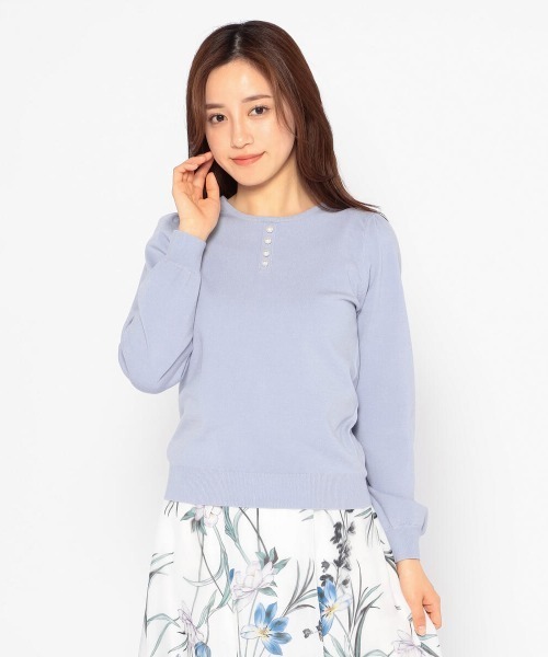 MISCH MASCH（ミッシュマッシュ） ニット セーター ビジュー衿付き