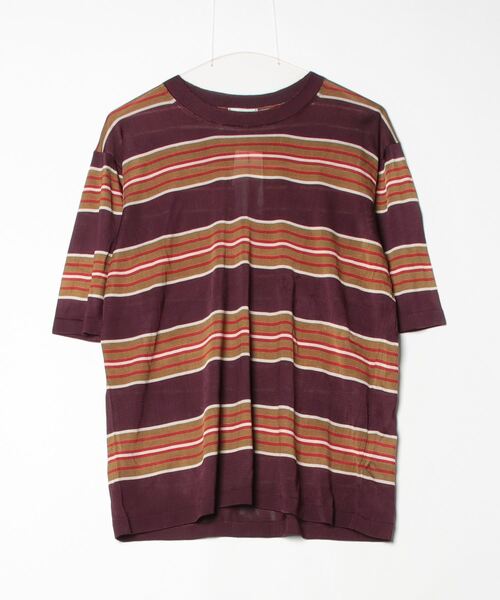 DRIES VAN NOTEN（ドリス ヴァン ノッテン） 半袖ニット L レッド系