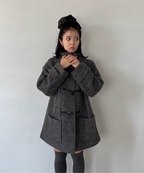 ダッフルコート コート ウールミドル丈ダッフルコート FD24W448「Fano