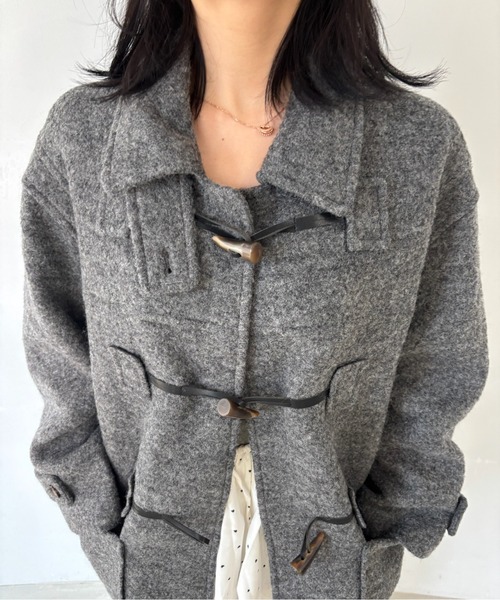 ダッフルコート コート ウールミドル丈ダッフルコート FD24W448「Fano