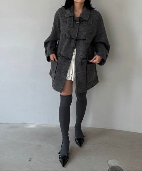 ダッフルコート コート ウールミドル丈ダッフルコート FD24W448「Fano