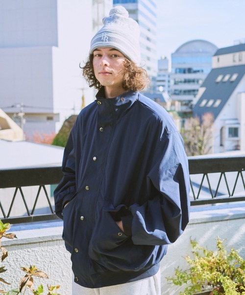 BROKEN BASE（ブロークンベース） ナイロンジャケット 裏フリース