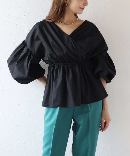 Bonjour Sagan（ボンジュールサガン） ブラウス シャツ 前後2WAY