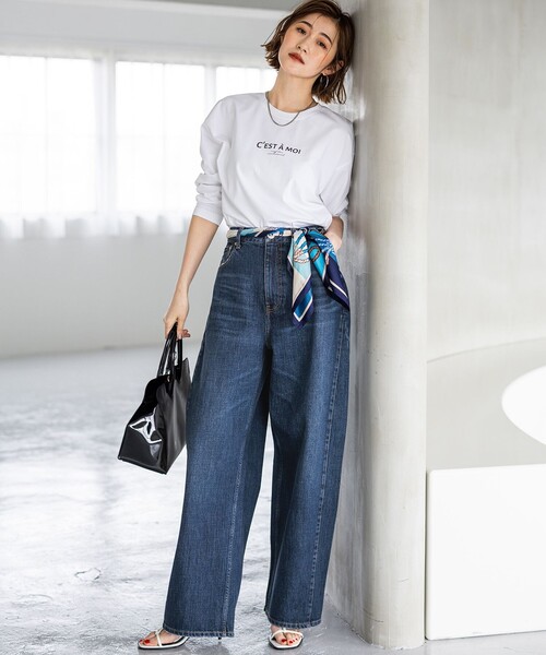 ジーンズ デニム デニムパンツ 「見上愛さん着用/RED CARD TOKYO×23区