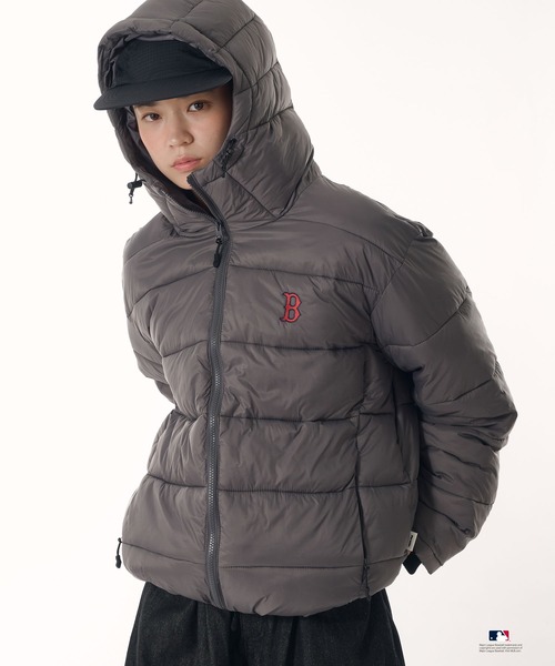 Perushu ブルゾン アウター × MLB 中綿フードブルゾン メンズ