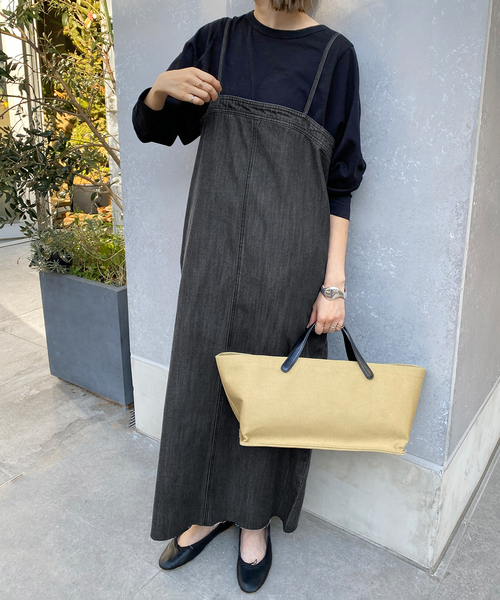 SLOBE IENA（スローブイエナ） ワンピース LEDENIM ナローフレアデニム