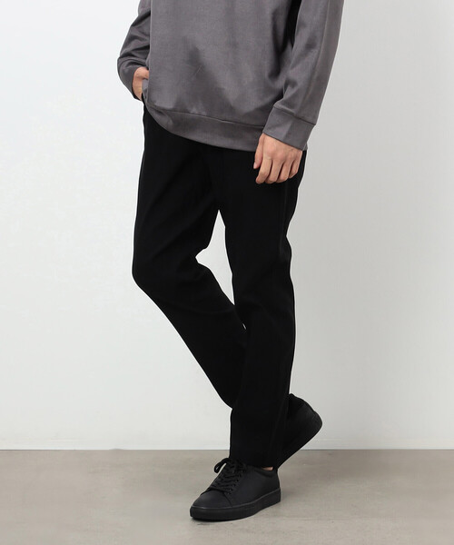 COMME CA ISM（コムサイズム） スラックス 裏起毛 ストレッチ ツイル