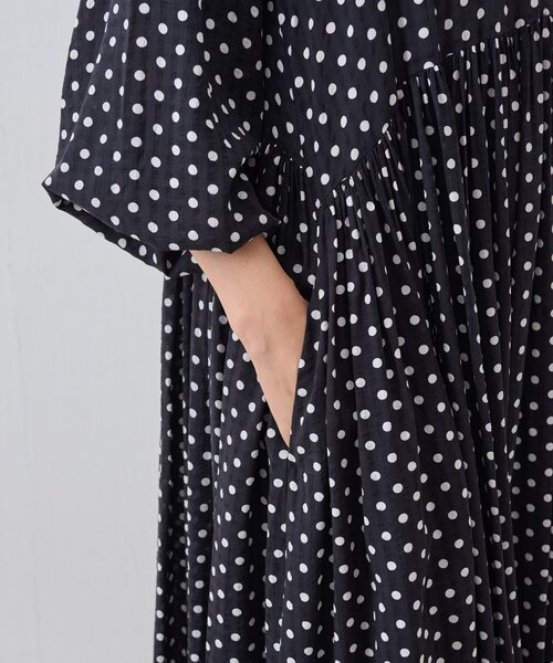 BEARDSLEY（ビアズリー） ワンピース ドットギャザーワンピース