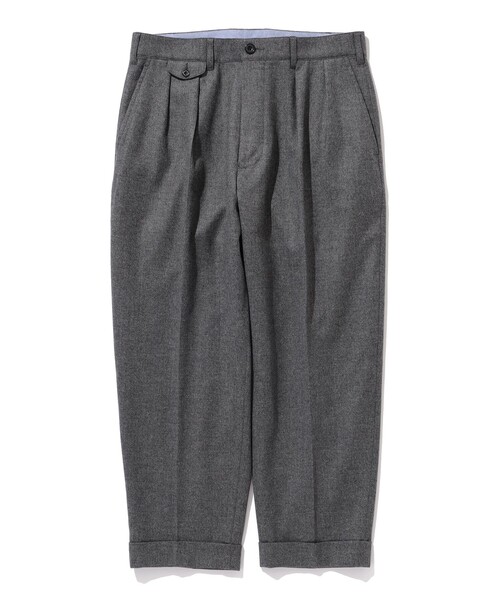 BEAMS+（ビームスプラス） パンツ BEAMS PLUS / 2プリーツ フランネル