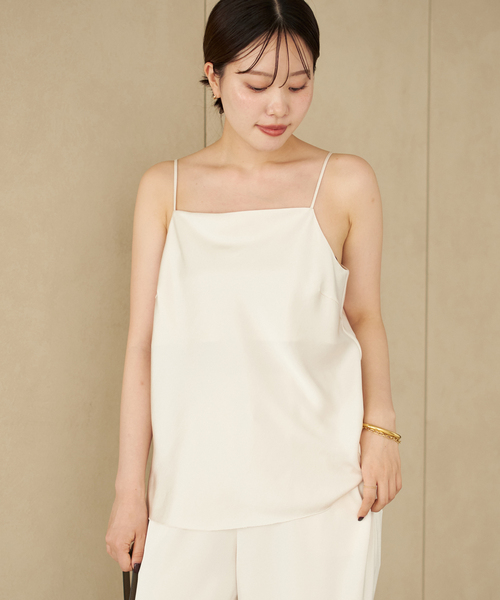 plage（プラージュ） キャミソール 「追加」dull satin キャミソール