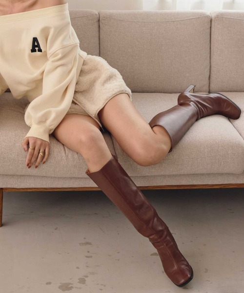 ACYM（アシーム） ブーツ Betty skinny ロングブーツ レディース