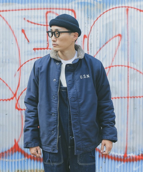 WAIPER.inc ジャケット ミリタリージャケット U.S.NAVY N-1 デッキ