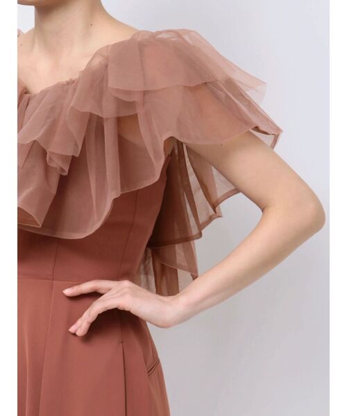 LAGUNAMOON（ラグナムーン） パンツドレス LADYチュールカラーベア