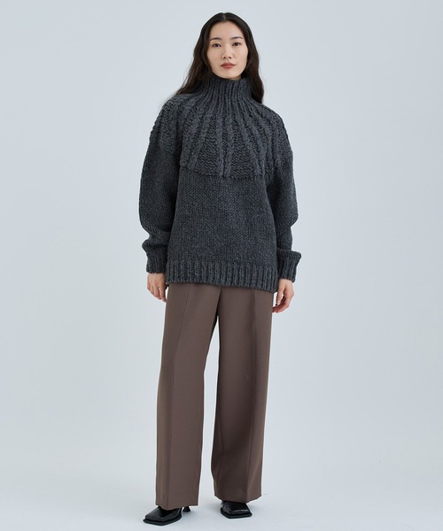 CLANE（クラネ） ニット セーター 「CLANE/クラネ」CHUNKY CABLE HAND