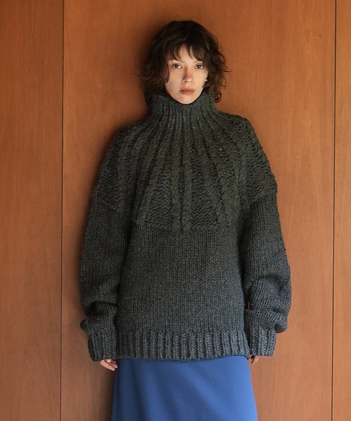 CLANE（クラネ） ニット セーター 「CLANE/クラネ」CHUNKY CABLE HAND