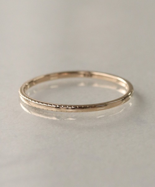 NOIR DE POUPEE（ノワールドプーペ） 指輪 リング K10 layer ring