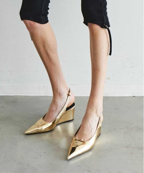 MAISON SPECIAL（メゾンスペシャル） パンプス 2way Pointed Wedge