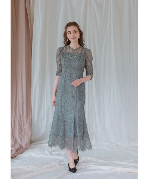 Dorry Doll（ドリードール） ドレス フラワーエアリーレースドレス結婚