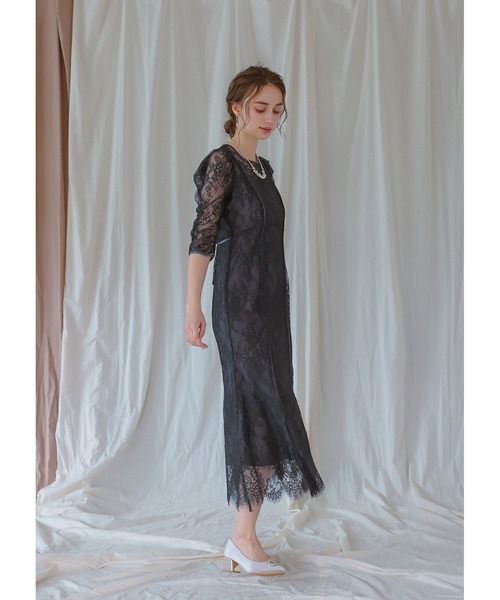 Dorry Doll（ドリードール） ドレス フラワーエアリーレースドレス結婚