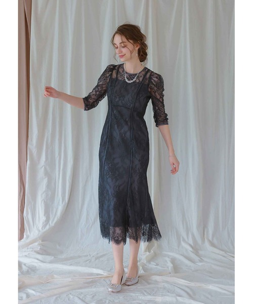 Dorry Doll（ドリードール） ドレス フラワーエアリーレースドレス結婚