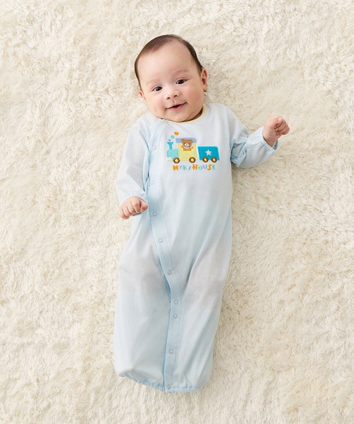 MIKI HOUSE（ミキハウス） ベビー服 ロンパース くまうさぎ柄