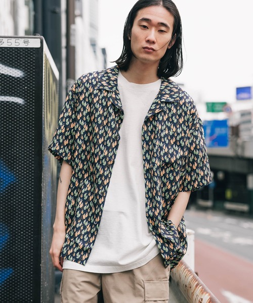 STUSSY（ステューシー） シャツ PAISLEY TEARS SHIRT 開襟シャツ