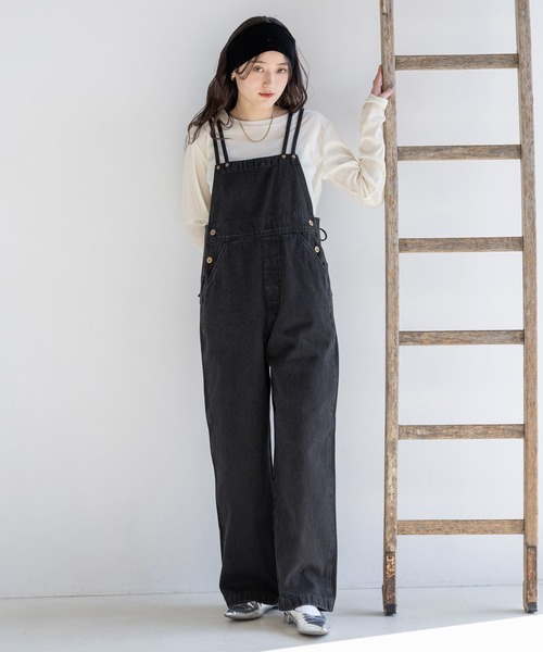 Dickies（ディッキーズ） サロペット オーバーオール バックリボン