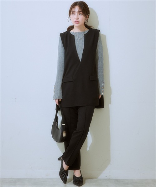 ニッセン（nissen） セットアップ ベストセットアップ（ポケット付