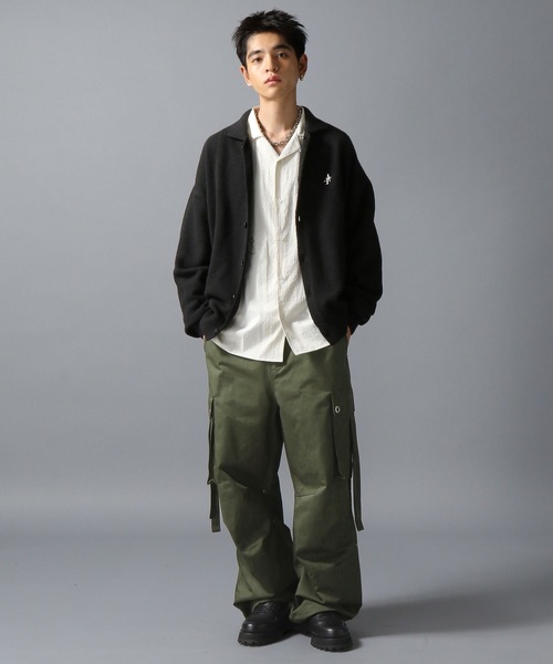 ajouter flow カーディガン 「ajouter flow」af metal logo knit