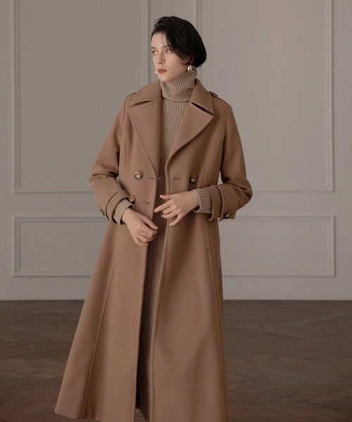 MIELI INVARIANT（ミエリインヴァリアント） コート FREE モカ