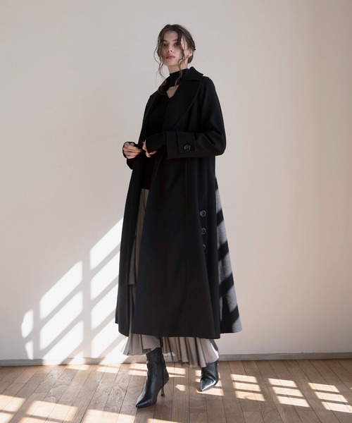 MIELI INVARIANT（ミエリインヴァリアント） コート FREE モカ