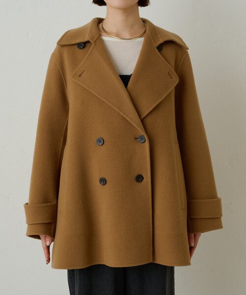 Omekashi（オメカシ） ピーコート pコート ダブルフェイスPコート