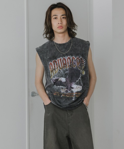 ROOP TOKYO タンクトップ ロックタンクトップ メンズ レディース