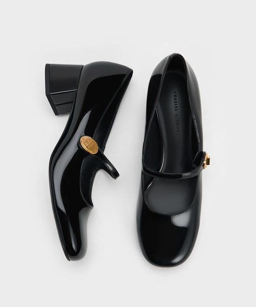 CHARLES ＆ KEITH（チャールズ&キース） パンプス メタリックバックル