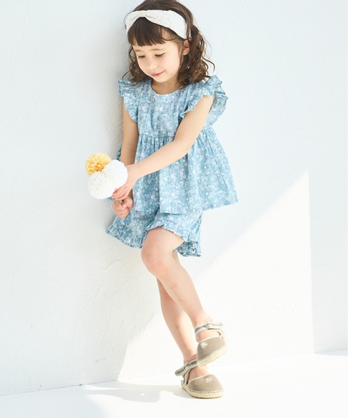 pairmanon（ペアマノン） セットアップ フリルブラウス ショートパンツ