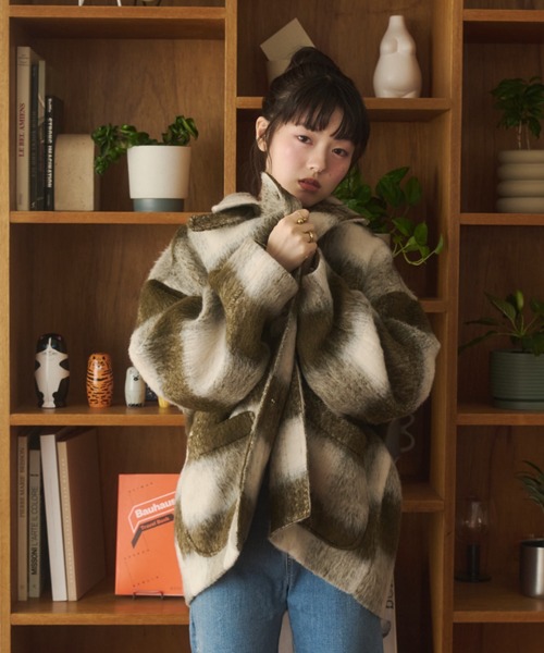 REMOON コート アウター シャギーコート レディース : ZOZOTOWN Yahoo