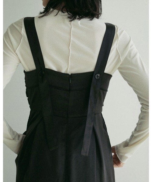 anuke（アンヌーク） オールインワン Satin Tuck Combinaison