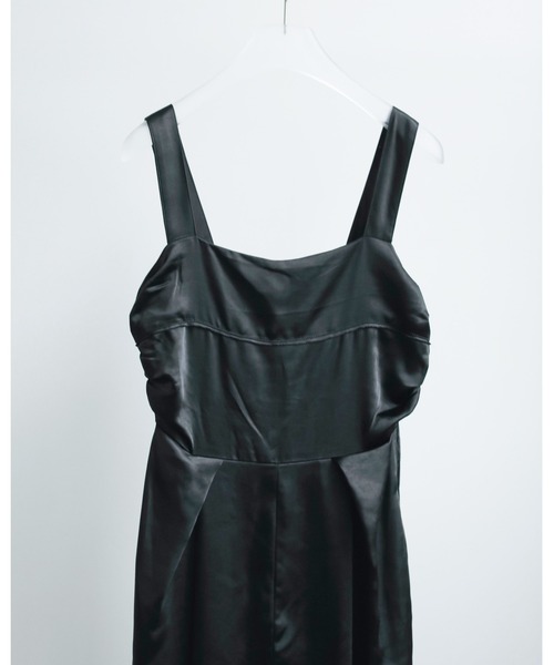 anuke（アンヌーク） オールインワン Satin Tuck Combinaison