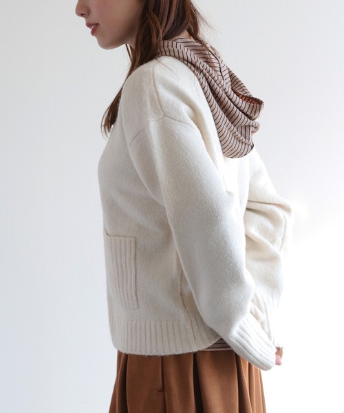 cepo（セポ） tシャツ ヘンリーネックパーカーカットソー レディース