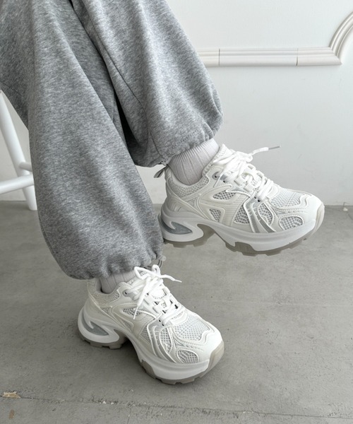 スニーカー メッシュ厚底スニーカー レディース : ZOZOTOWN Yahoo!店