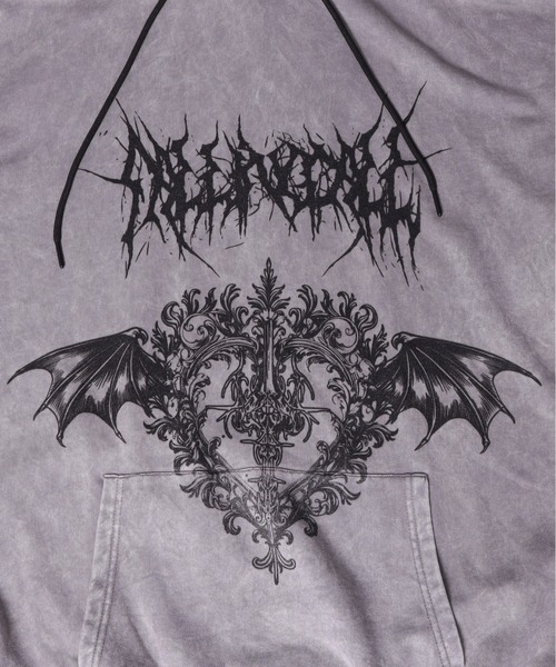 Amilige（アミリージュ） トレーナー スウェット 猫耳クロスパーカー