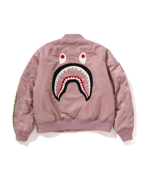A BATHING APE（アベイシングエイプ） ma1 ma-1 SHARK MA-1 レディース