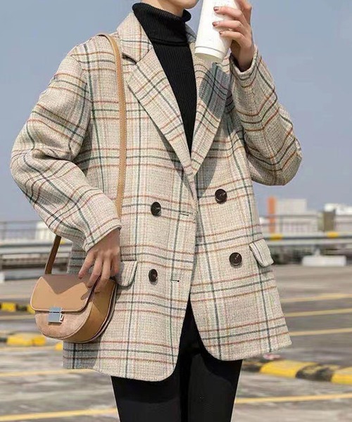 DAY CLOSET ジャケット テーラードジャケット レディース メルトン風