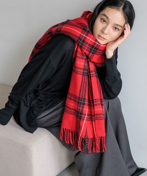 LOWRYS FARM（ローリーズファーム） ストール マフラー チェックムジ